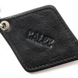 画像2: CALEE/Studs & Embossing assort leather key ring -Type A-（Black/A）［レザーキーリング-23春夏］ (2)