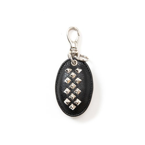 他の写真1: CALEE/Studs & Embossing assort leather key ring -Type B-（Black/B）［レザーキーリング-23春夏］