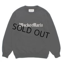 WACKO MARIA/MIDDLE WEIGHT SWEAT SHIRT（BLACK）［クルーネックスウェット-23春夏］