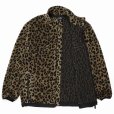 画像2: WACKO MARIA/LEOPARD LIGHT BOA FLEECE JACKET（BEIGE）［レオパードライトボアフリースJKT-23春夏］ (2)