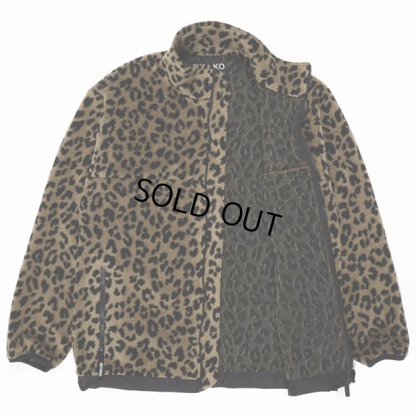 画像2: WACKO MARIA/LEOPARD LIGHT BOA FLEECE JACKET（BEIGE）［レオパードライトボアフリースJKT-23春夏］