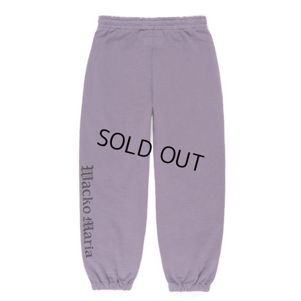 画像1: WACKO MARIA/MIDDLE WEIGHT SWEAT PANTS（PURPLE）［スウェットパンツ-23春夏］