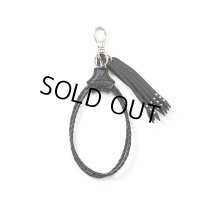 CALEE/Studs & Embossing assort leather key ring -Type F-（Black/F）［レザーキーリング-23春夏］