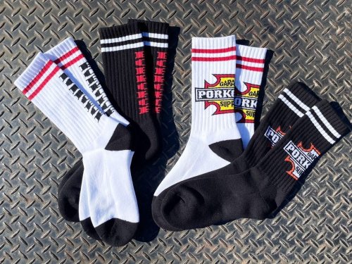 他の写真3: PORKCHOP/PORK SOX P-22 type-D（BLACK）［ソックス-23春夏］