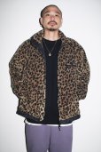 画像3: WACKO MARIA/LEOPARD LIGHT BOA FLEECE JACKET（BEIGE）［レオパードライトボアフリースJKT-23春夏］ (3)