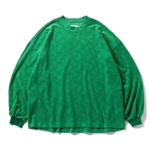 他の写真1: TIGHTBOOTH/CHECKER PLATE L/S TOP（Green）［パイルジャガードカットソー-23春夏］