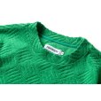 画像2: TIGHTBOOTH/CHECKER PLATE L/S TOP（Green）［パイルジャガードカットソー-23春夏］ (2)