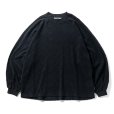 画像1: TIGHTBOOTH/CHECKER PLATE L/S TOP（Black） 【30%OFF】［パイルジャガードカットソー-23春夏］ (1)