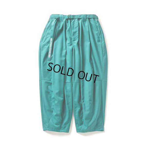 画像1: TIGHTBOOTH/BALLOON SLACKS（Turquoise） 【30%OFF】［バルーンスラックス-23春夏］