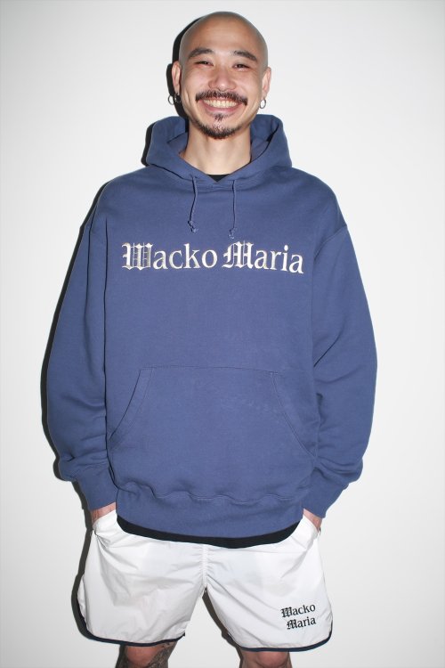 他の写真2: WACKO MARIA/MIDDLE WEIGHT PULL OVER HOODED SWEAT SHIRT（NAVY）［プルオーバーパーカー-23春夏］