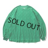 TIGHTBOOTH/CHECKER PLATE L/S TOP（Green）［パイルジャガードカットソー-23春夏］