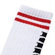 画像3: PORKCHOP/PORK SOX P-22 type-D（WHITE）［ソックス-23春夏］ (3)