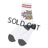 PORKCHOP/PORK SOX P-22 type-C（WHITE）［ソックス-23春夏］