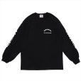 画像2: PORKCHOP/ARCH LOGO L/S TEE（BLACK）［プリント長袖T-23春夏］ (2)