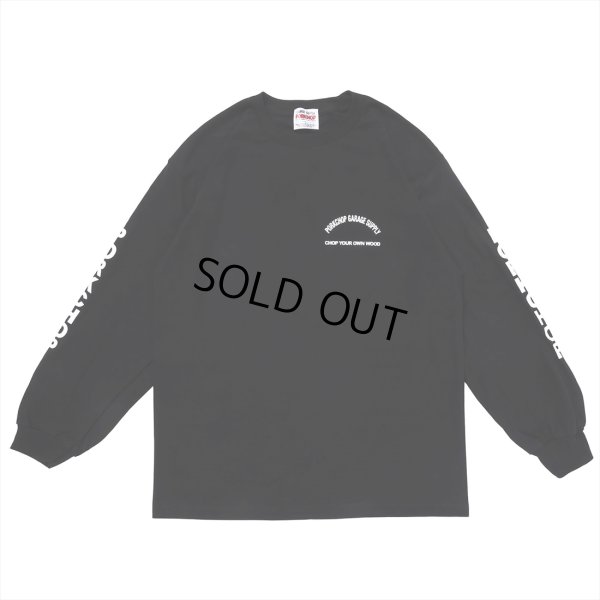 画像2: PORKCHOP/ARCH LOGO L/S TEE（BLACK）［プリント長袖T-23春夏］