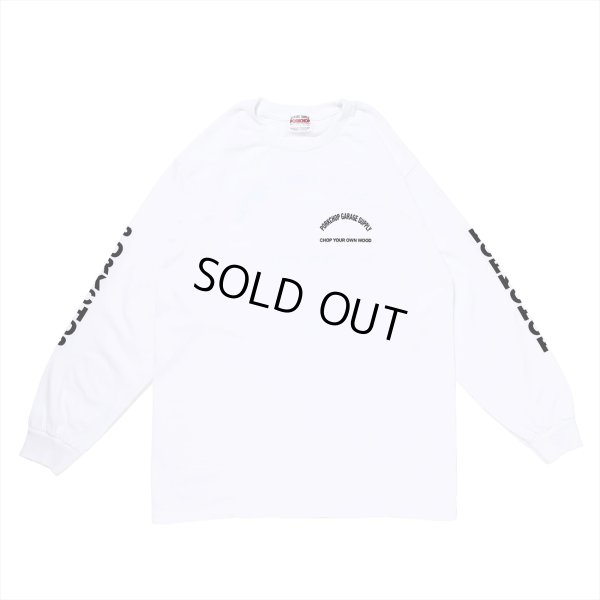 画像2: PORKCHOP/ARCH LOGO L/S TEE（WHITE）［プリント長袖T-23春夏］