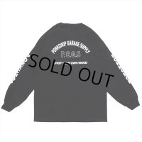 PORKCHOP/ARCH LOGO L/S TEE（BLACK）［プリント長袖T-23春夏］