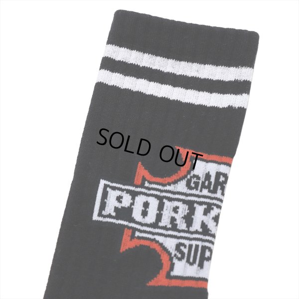画像2: PORKCHOP/PORK SOX P-22 type-C（BLACK）［ソックス-23春夏］