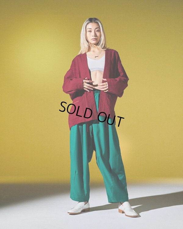 画像4: TIGHTBOOTH/BALLOON SLACKS（Turquoise） 【30%OFF】［バルーンスラックス-23春夏］