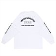 画像1: PORKCHOP/ARCH LOGO L/S TEE（WHITE）［プリント長袖T-23春夏］ (1)