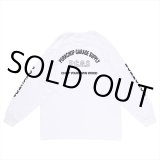 PORKCHOP/ARCH LOGO L/S TEE（WHITE）［プリント長袖T-23春夏］