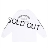 PORKCHOP/ARCH LOGO L/S TEE（WHITE）［プリント長袖T-23春夏］