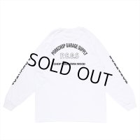 PORKCHOP/ARCH LOGO L/S TEE（WHITE）［プリント長袖T-23春夏］