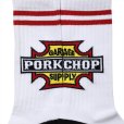 画像3: PORKCHOP/PORK SOX P-22 type-C（WHITE）［ソックス-23春夏］