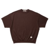 COOTIE PRODUCTIONS/Suvin Waffle S/S Crew（Brown）［ワッフルクルーネック-23春夏］