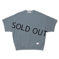 COOTIE PRODUCTIONS/Suvin Waffle S/S Crew（Smoke Navy）［ワッフルクルーネック-23春夏］