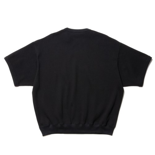 他の写真2: COOTIE PRODUCTIONS/Suvin Waffle S/S Crew（Black）［ワッフルクルーネック-23春夏］