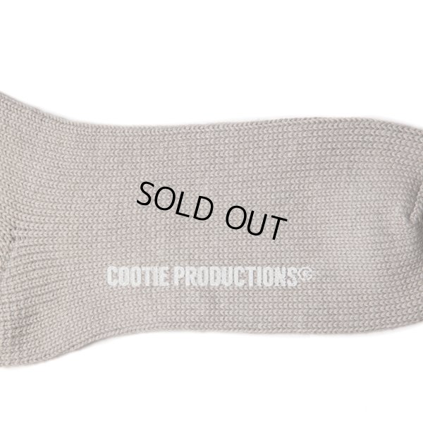 画像3: COOTIE PRODUCTIONS/Raza Low Gauge Socks（Gray）［ローゲージソックス-23春夏］