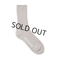 COOTIE PRODUCTIONS/Raza Low Gauge Socks（Gray）［ローゲージソックス-23春夏］
