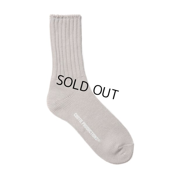 画像1: COOTIE PRODUCTIONS/Raza Low Gauge Socks（Gray）［ローゲージソックス-23春夏］