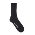 画像1: COOTIE PRODUCTIONS/Raza Low Gauge Socks（Black）［ローゲージソックス-23春夏］ (1)