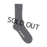 COOTIE PRODUCTIONS/Raza Low Gauge Socks（Black）［ローゲージソックス-23春夏］