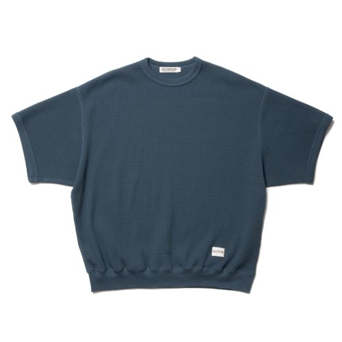 他の写真1: COOTIE PRODUCTIONS/Suvin Waffle S/S Crew（Smoke Navy）［ワッフルクルーネック-23春夏］