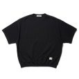 画像1: COOTIE PRODUCTIONS/Suvin Waffle S/S Crew（Black）［ワッフルクルーネック-23春夏］ (1)