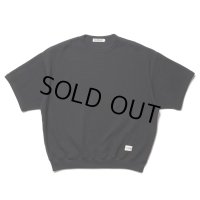 COOTIE PRODUCTIONS/Suvin Waffle S/S Crew（Black）［ワッフルクルーネック-23春夏］