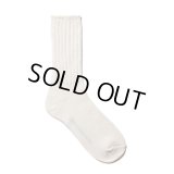 COOTIE PRODUCTIONS/Raza Low Gauge Socks（Off White）［ローゲージソックス-23春夏］