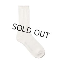 COOTIE PRODUCTIONS/Raza Low Gauge Socks（Off White）［ローゲージソックス-23春夏］