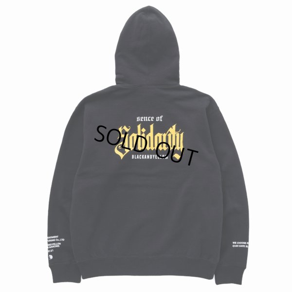 画像2: RATS/SOLIDARITY ZIP HOODIE（BLACK）［ジップフーディー-23春夏］