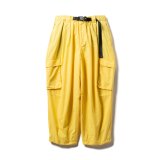 TIGHTBOOTH/RIPSTOP BALLOON CARGO PANTS（Yellow） 【30%OFF】［リップストップバルーンカーゴパンツ-23春夏］
