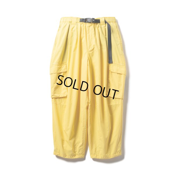 画像1: TIGHTBOOTH/RIPSTOP BALLOON CARGO PANTS（Yellow） 【30%OFF】［リップストップバルーンカーゴパンツ-23春夏］