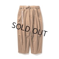 TIGHTBOOTH/STRIPE SEERSUCKER BALLOON PANTS（Beige）［ストライプシアサッカーバルーンパンツ-23春夏］