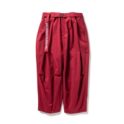 他の写真1: TIGHTBOOTH/STRIPE SEERSUCKER BALLOON PANTS（Red） 【30%OFF】［ストライプシアサッカーバルーンパンツ-23春夏］