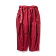 画像1: TIGHTBOOTH/STRIPE SEERSUCKER BALLOON PANTS（Red） 【30%OFF】［ストライプシアサッカーバルーンパンツ-23春夏］ (1)