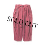 TIGHTBOOTH/STRIPE SEERSUCKER BALLOON PANTS（Red） 【30%OFF】［ストライプシアサッカーバルーンパンツ-23春夏］