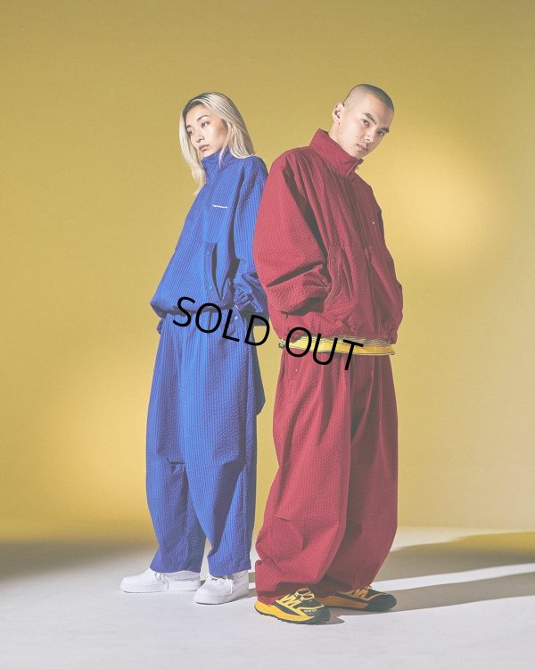 画像3: 【50%OFF】TIGHTBOOTH/STRIPE SEERSUCKER JACKET（Red）［ストライプシアサッカーJKT-23春夏］