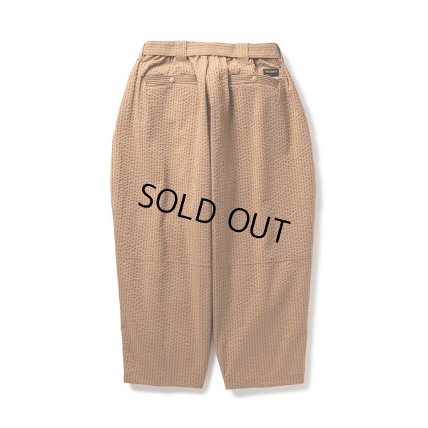 画像2: TIGHTBOOTH/STRIPE SEERSUCKER BALLOON PANTS（Beige）［ストライプシアサッカーバルーンパンツ-23春夏］